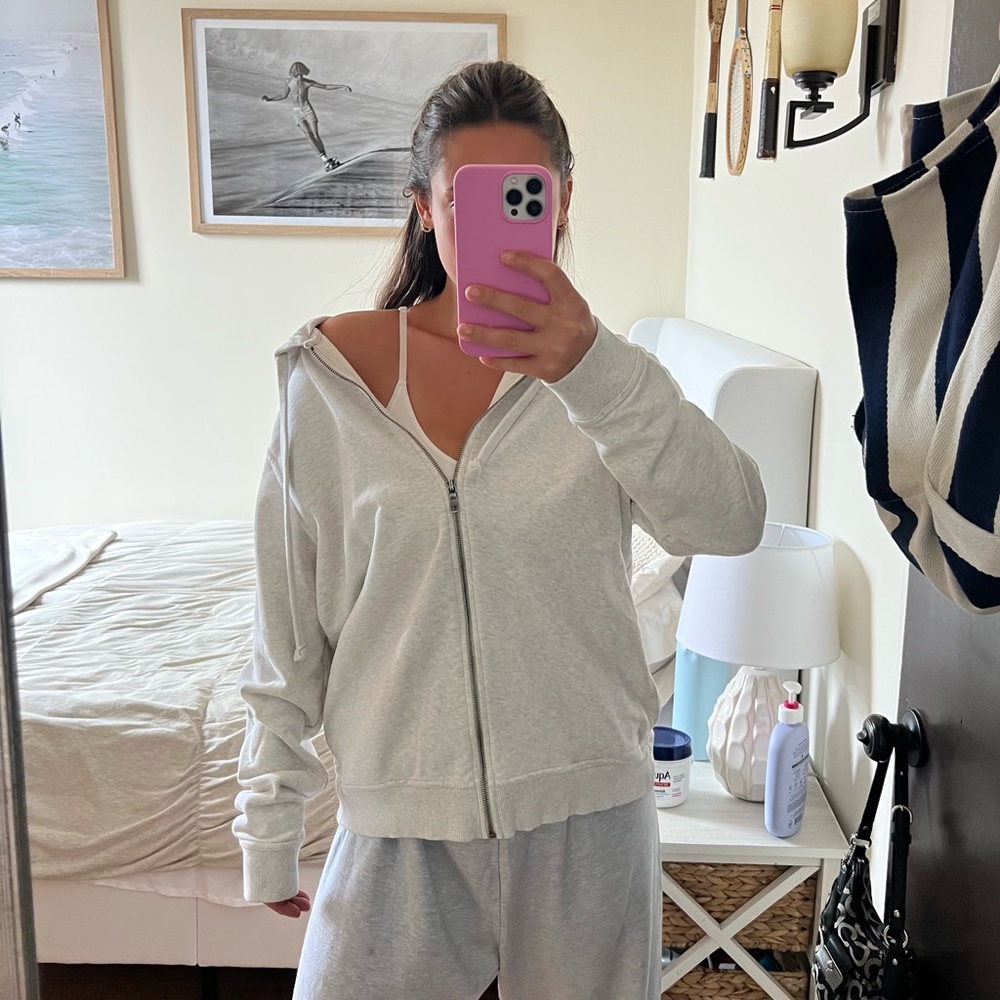 Banana republic zip up hoodie